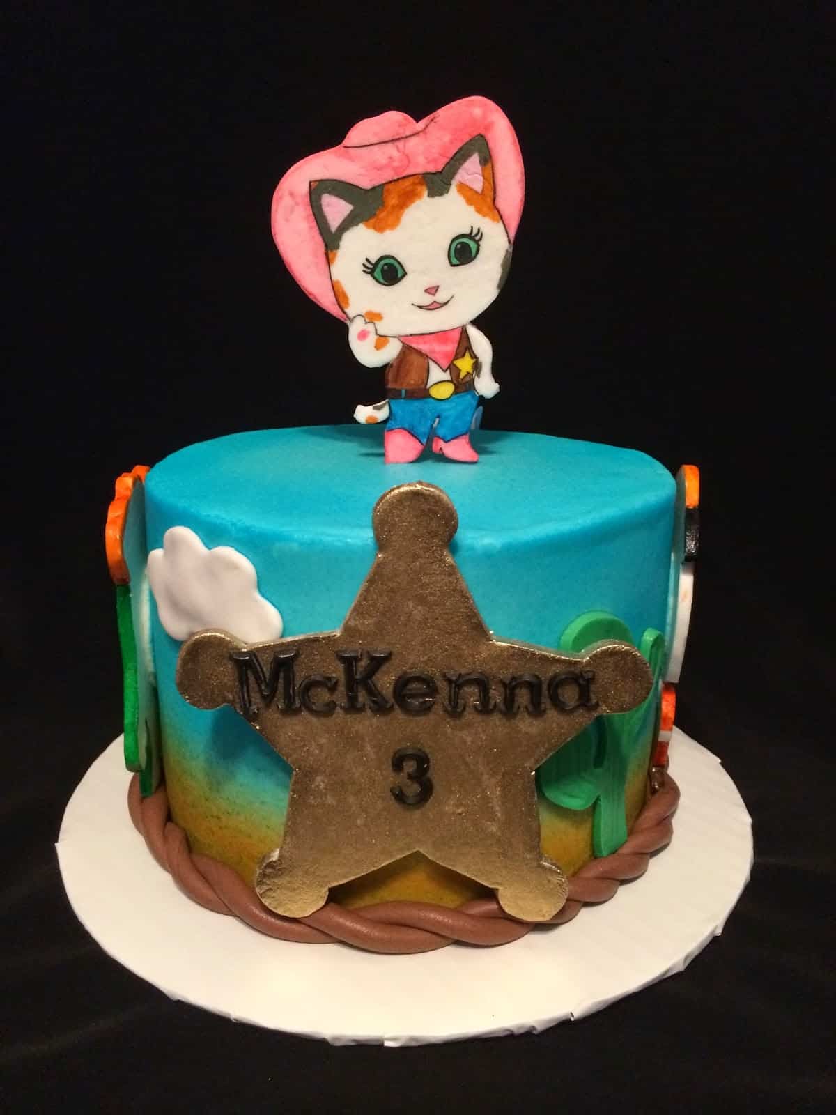 Bolos Decorados da Xerife Callie