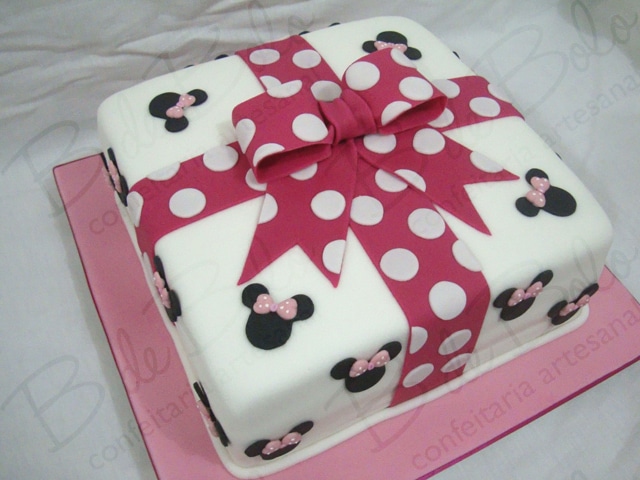 bolo decorado minnie quadrado bolo decorado minnie quadrado