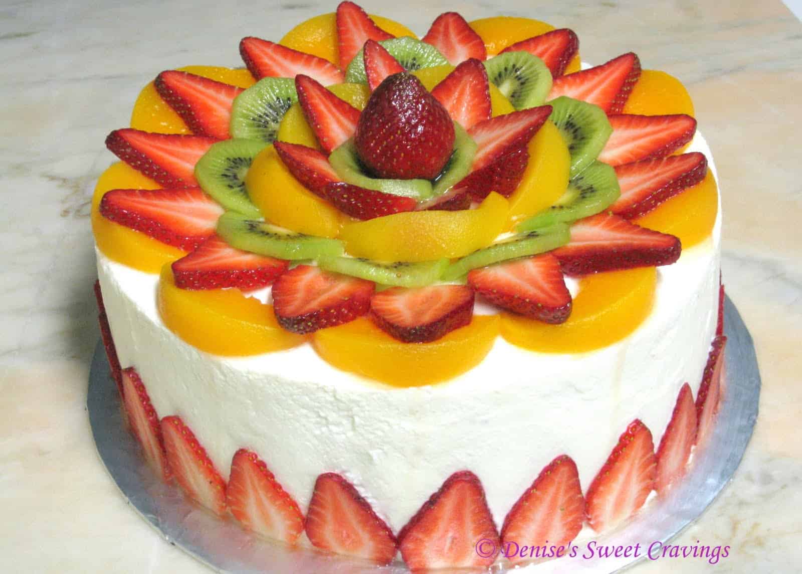 Fruit Gateau Cake Recipe Fruit Gateau Cake Recipe