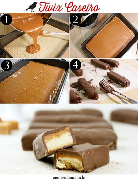 receita twix caseiro receita twix caseiro