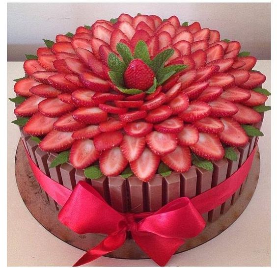 15+ Bolos Decorados com Morangos -> Decoração Para Bolo Com Morango 15+ Bolos Decorados com Morangos -> Decoração Para Bolo Com Morango